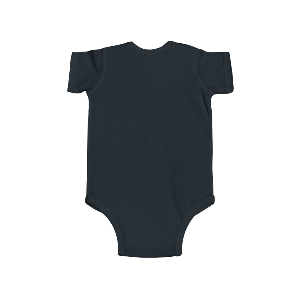 Baby Bodysuit — Retro Hockey Player Graphic Infant Onesie