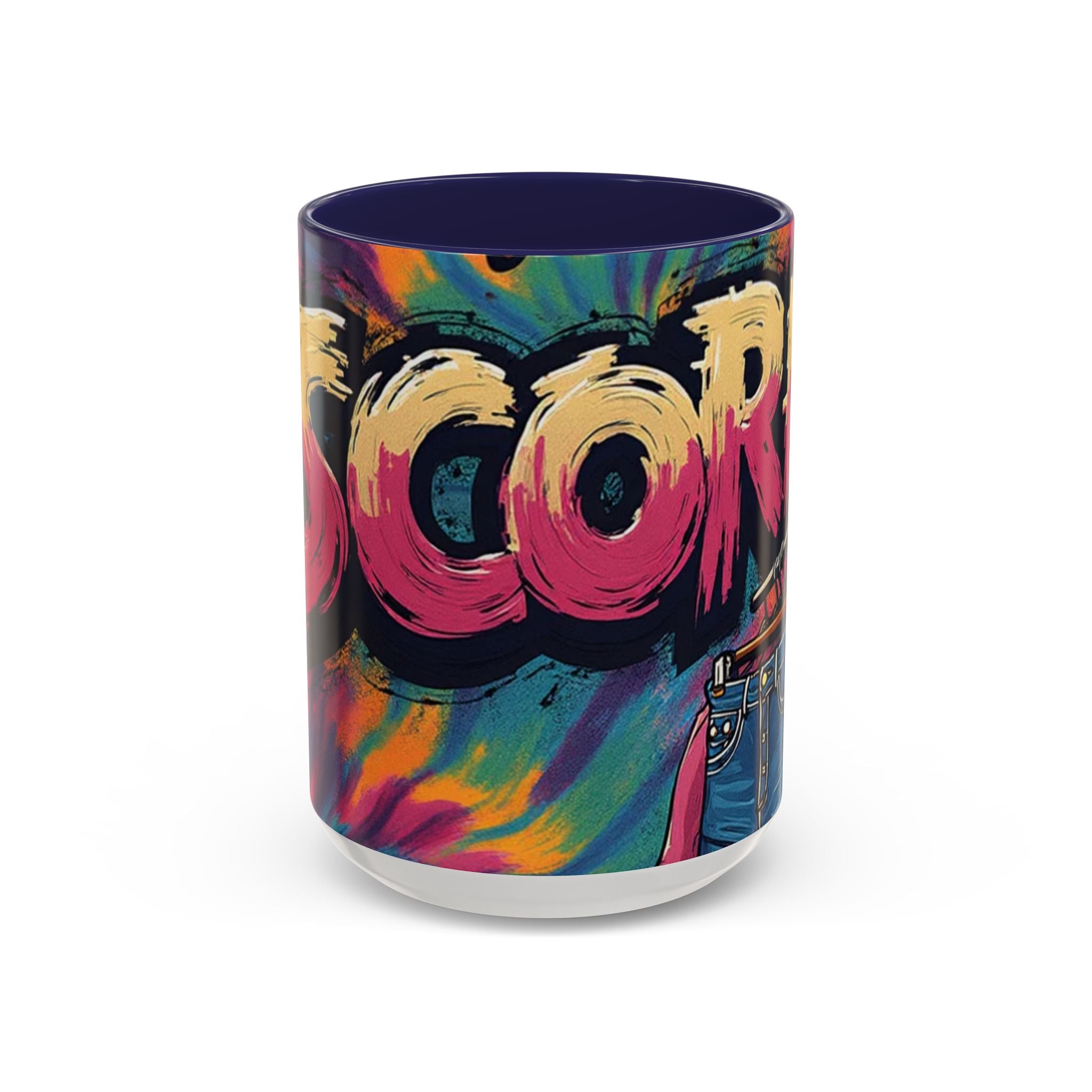 Coffee Mug — 'More' Retro Graffiti Closet Design Accent Mug (11/15oz)