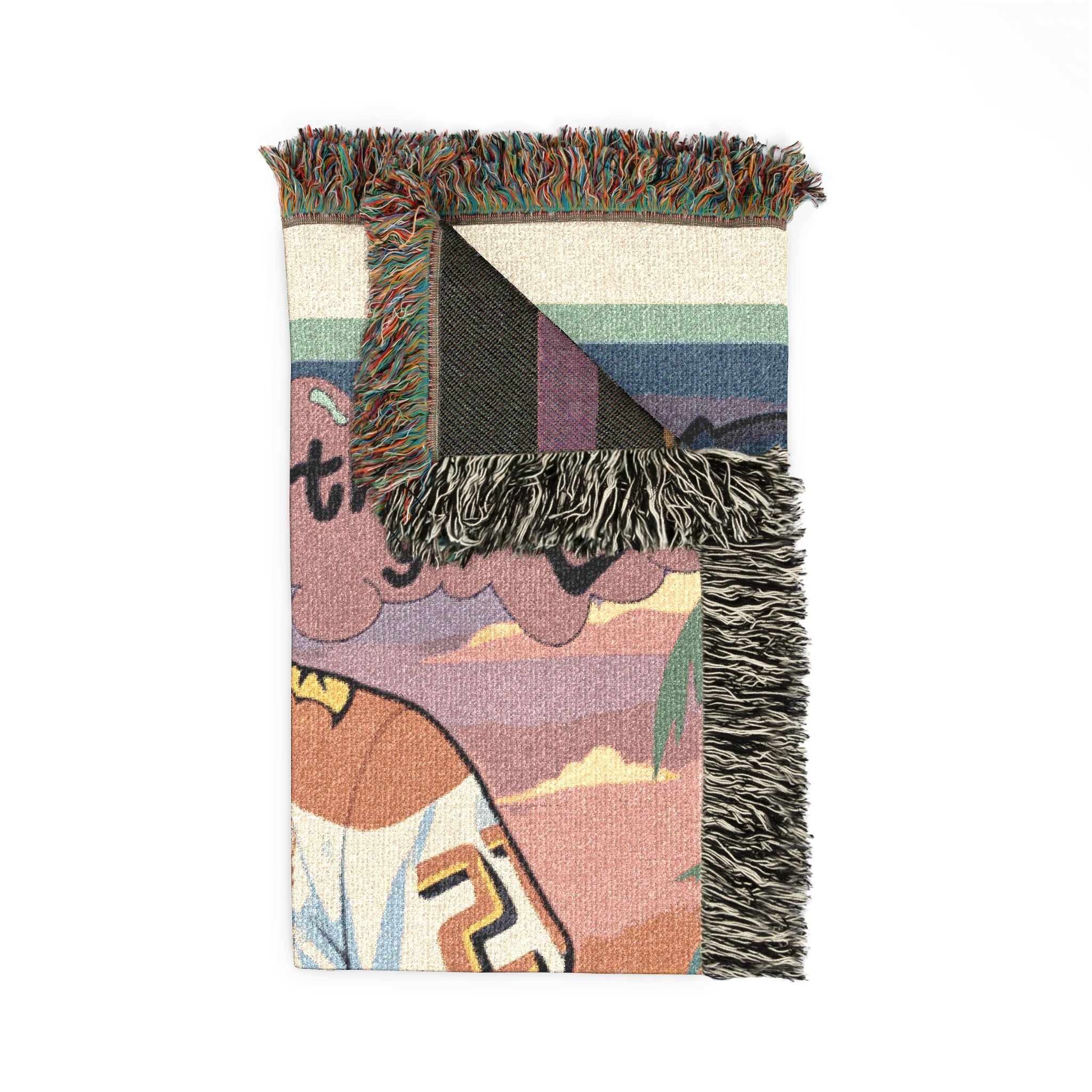 NHL Vintage Goalie Woven Throw Blanket – Retro Hockey Goalie Design