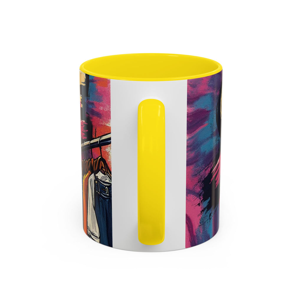 Coffee Mug — 'More' Retro Graffiti Closet Design Accent Mug (11/15oz)