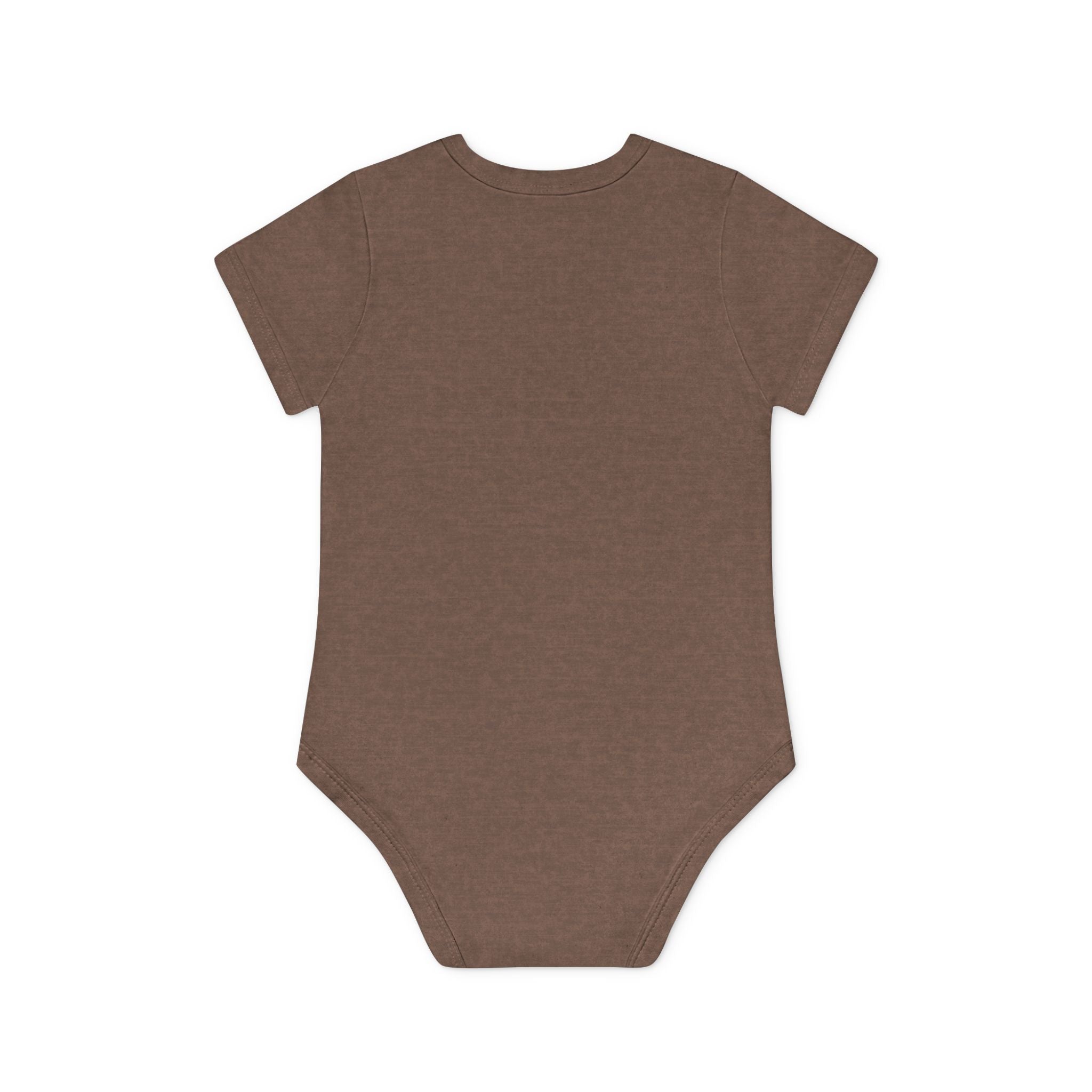 Hockey Baby Bodysuit — Cute Retro Goalie Graphic Organic Short Sleeve