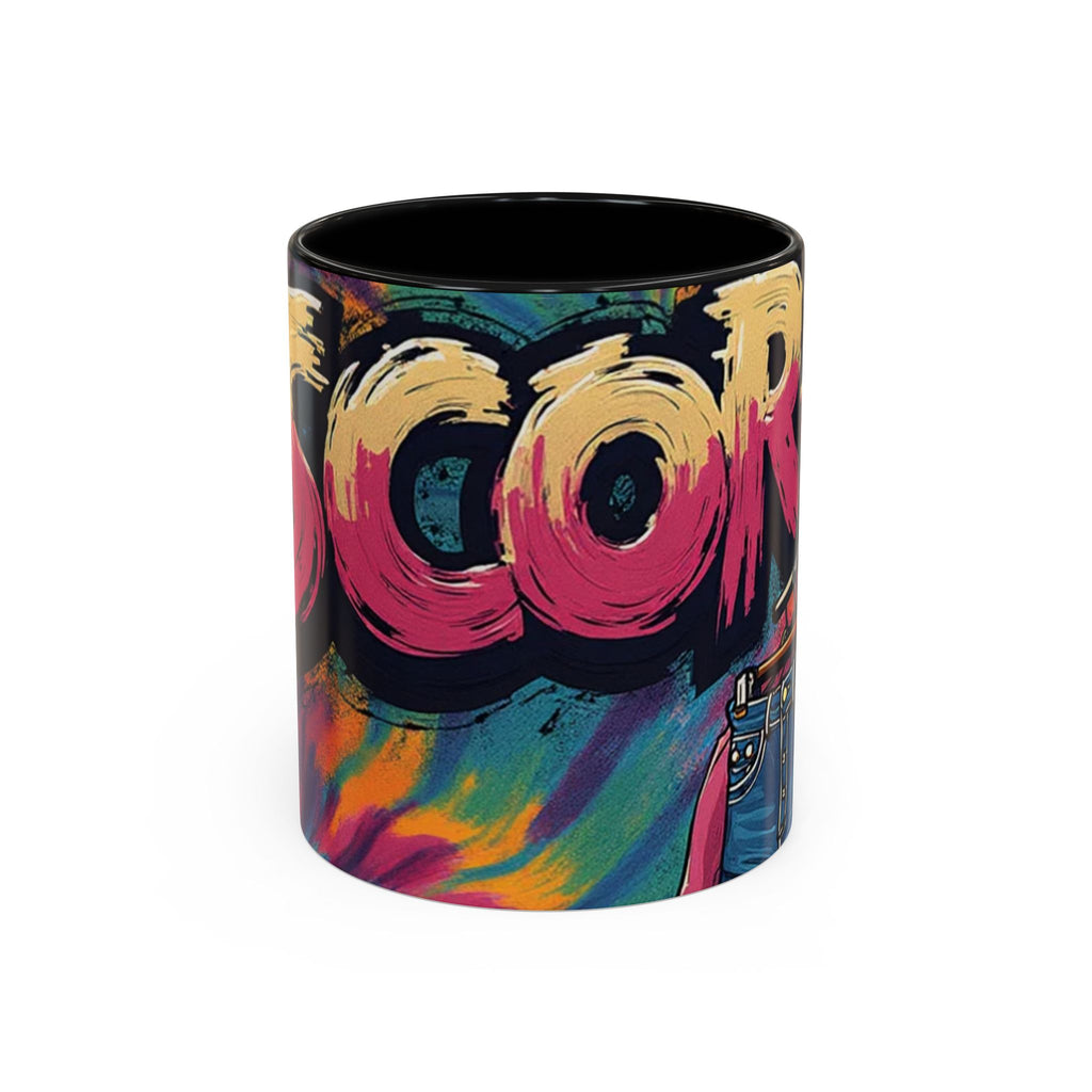 Coffee Mug — 'More' Retro Graffiti Closet Design Accent Mug (11/15oz)