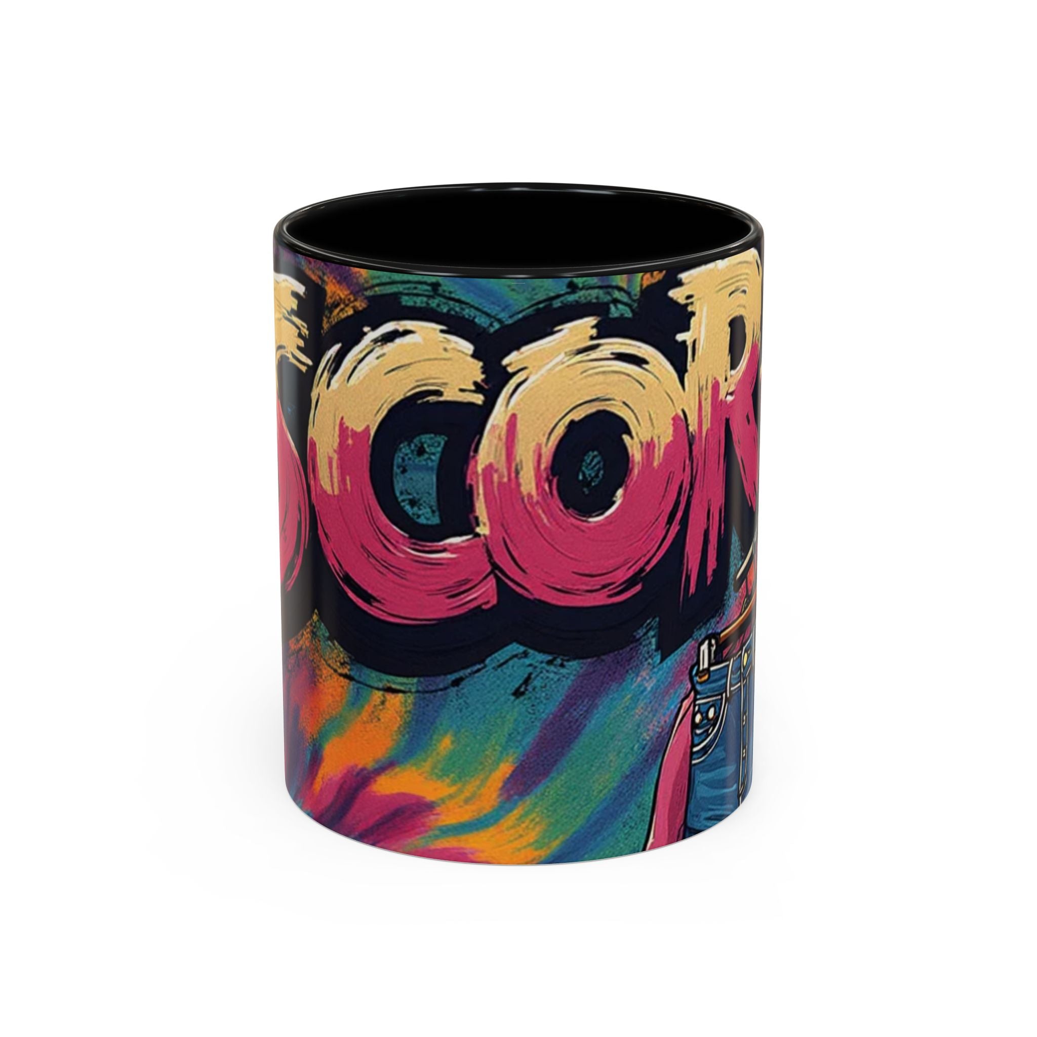 Coffee Mug — 'More' Retro Graffiti Closet Design Accent Mug (11/15oz)