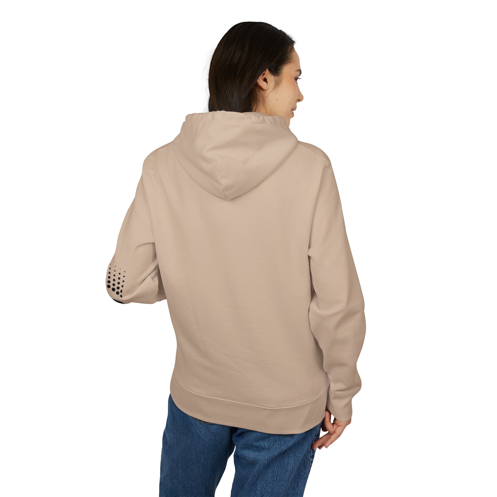 Hockey Player Graphic Hoodie — Retro Sunset Skate Design