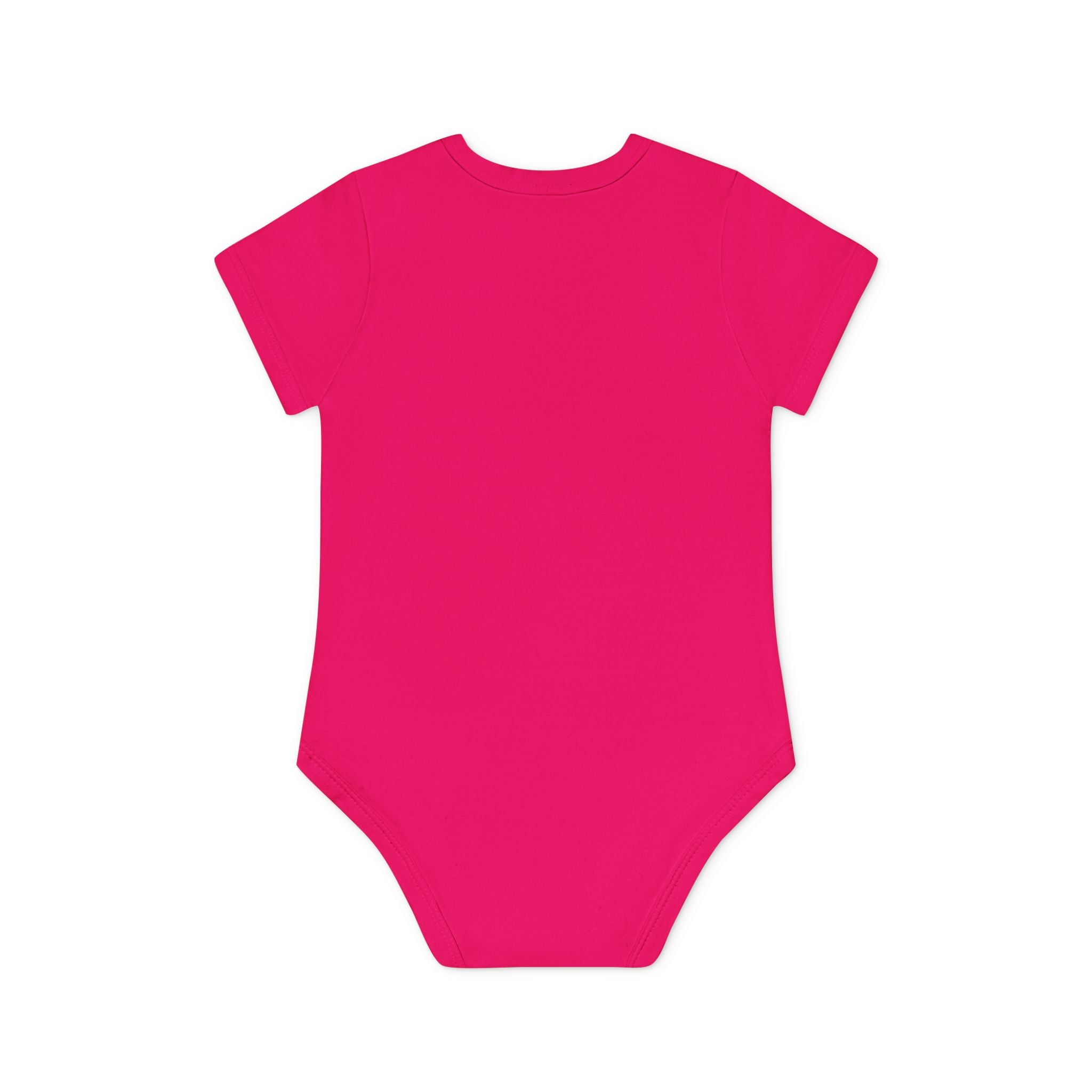 Hockey Baby Bodysuit — Cute Retro Goalie Graphic Organic Short Sleeve