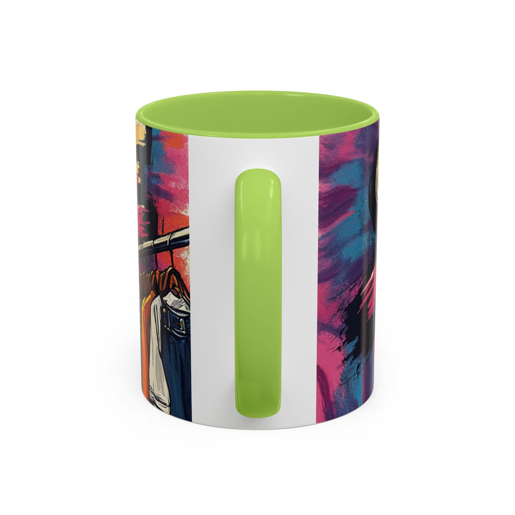 Coffee Mug — 'More' Retro Graffiti Closet Design Accent Mug (11/15oz)