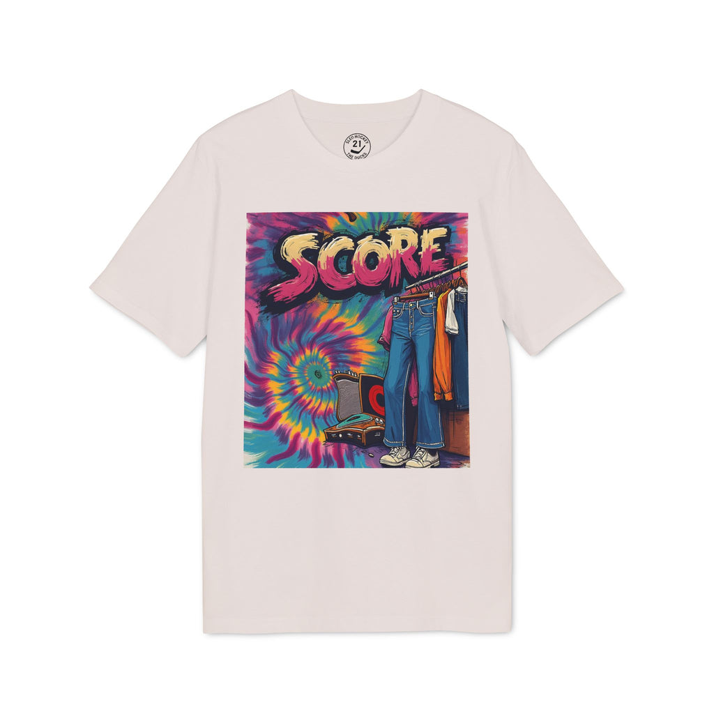 Score Tie-Dye Graphic T-Shirt — Retro 70s Skate Vibe