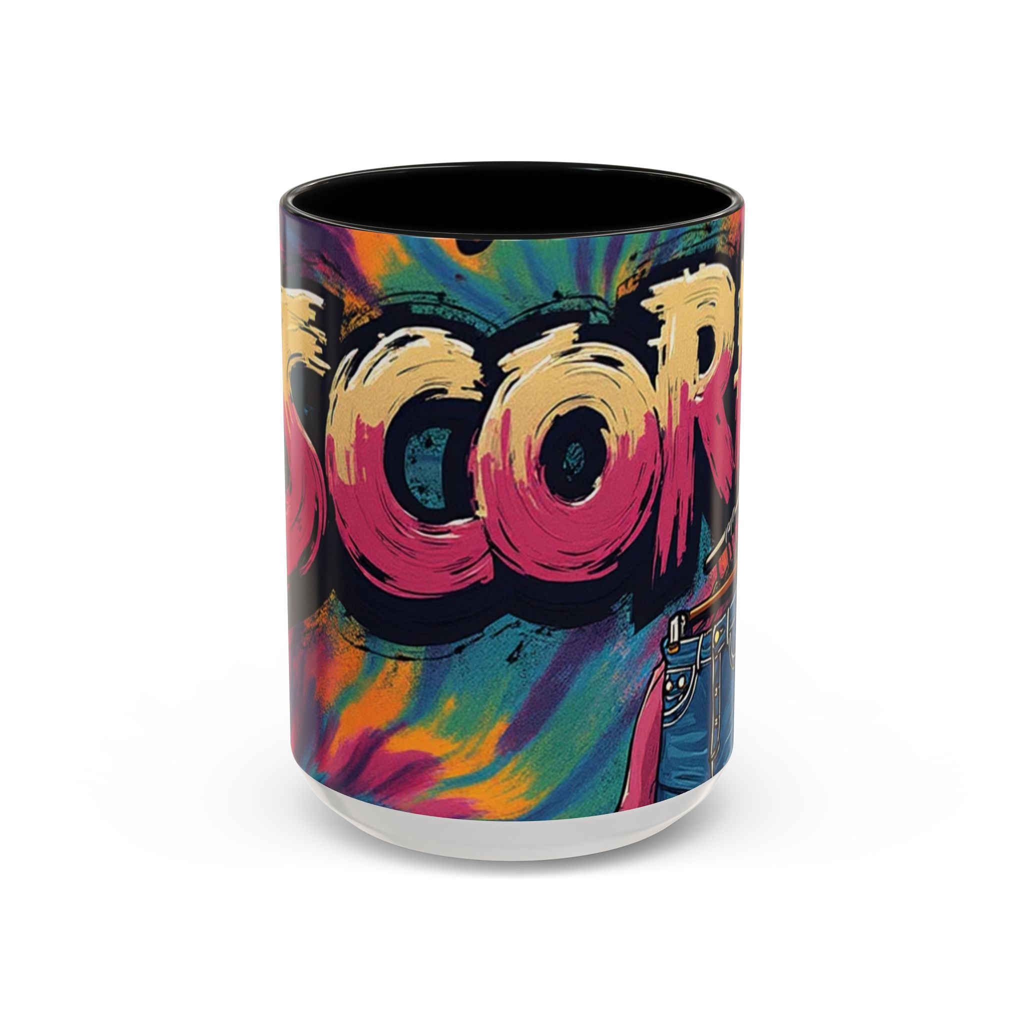 Coffee Mug — 'More' Retro Graffiti Closet Design Accent Mug (11/15oz)
