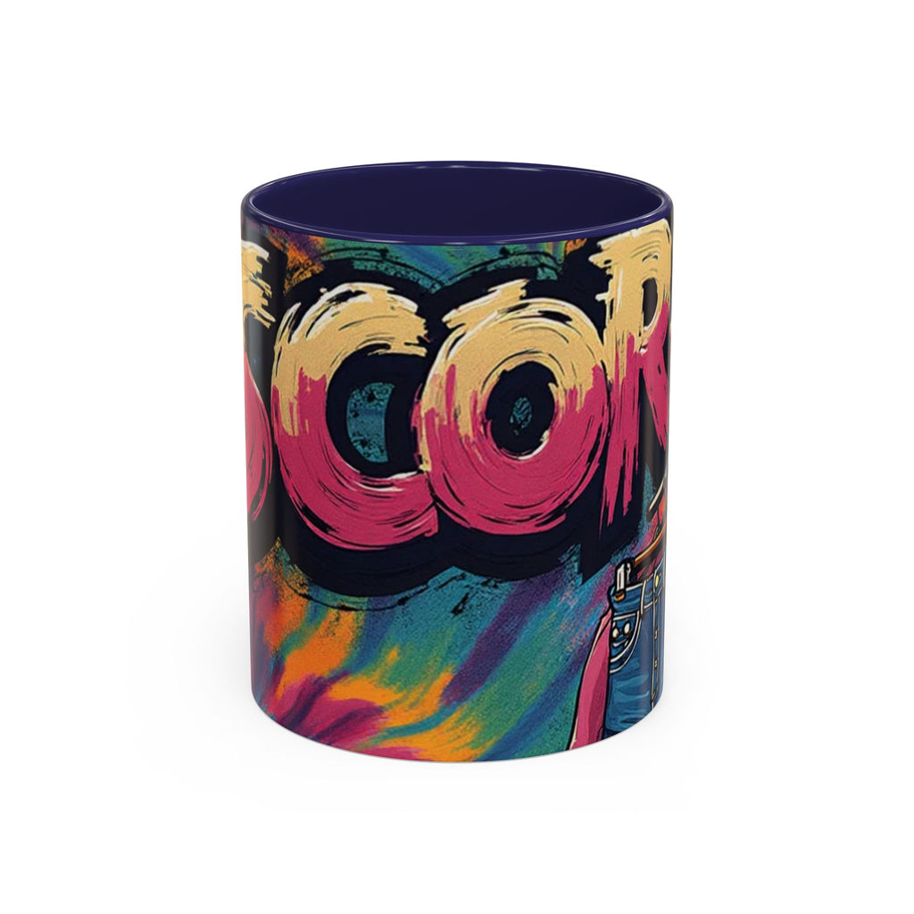 Coffee Mug — 'More' Retro Graffiti Closet Design Accent Mug (11/15oz)