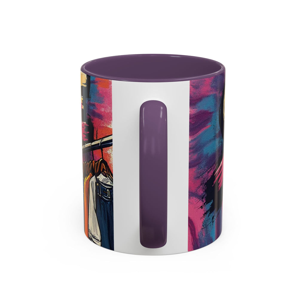 Coffee Mug — 'More' Retro Graffiti Closet Design Accent Mug (11/15oz)