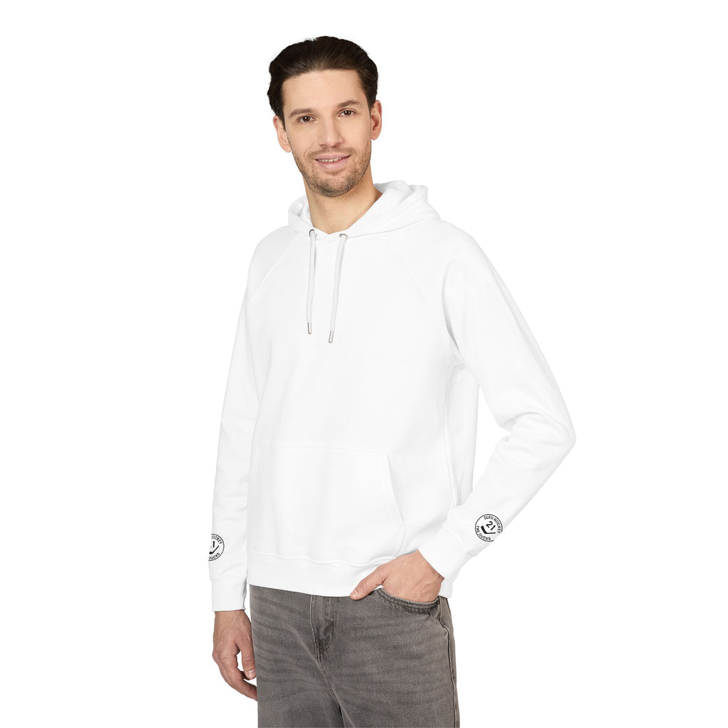 Embroidered Maple Leaf Pocket Hoodie — Eco Raglan Pullover
