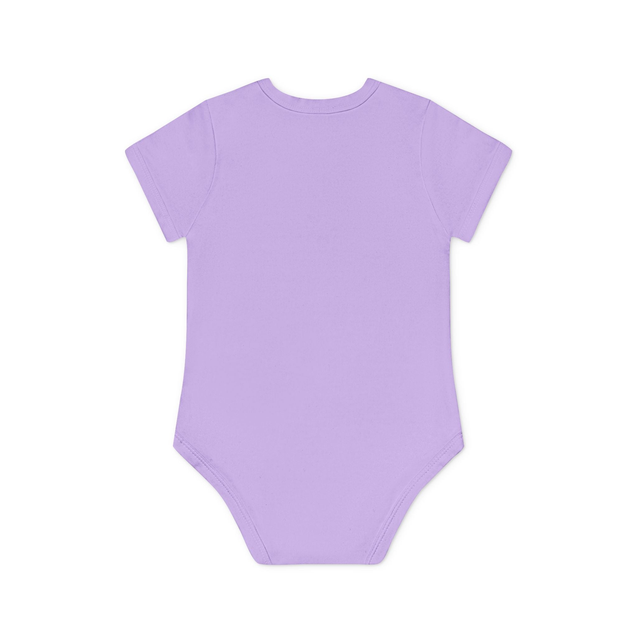 Hockey Baby Bodysuit — Cute Retro Goalie Graphic Organic Short Sleeve