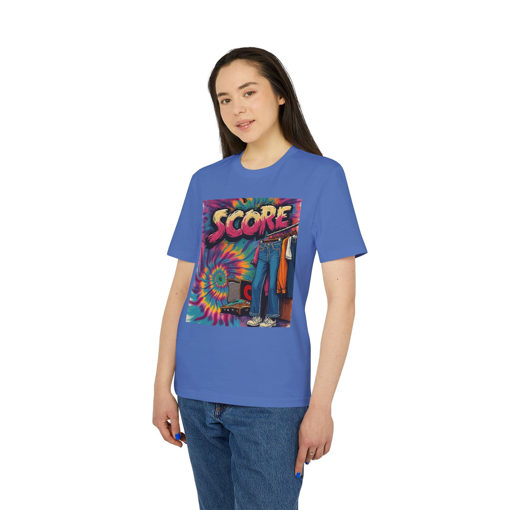Score Tie-Dye Graphic T-Shirt — Retro 70s Skate Vibe