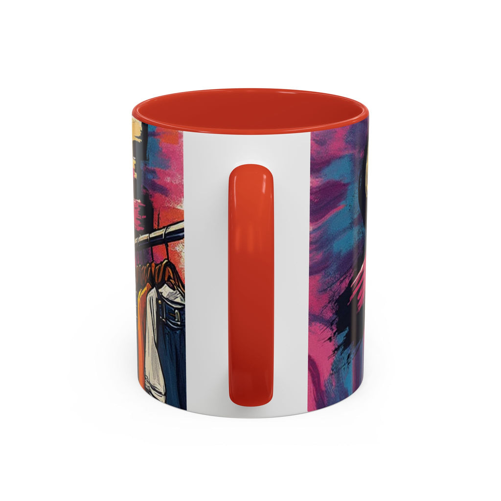 Coffee Mug — 'More' Retro Graffiti Closet Design Accent Mug (11/15oz)