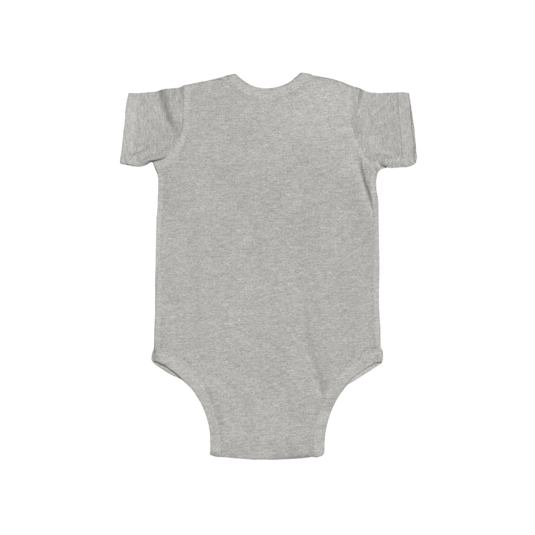 Baby Bodysuit — Retro Hockey Player Graphic Infant Onesie