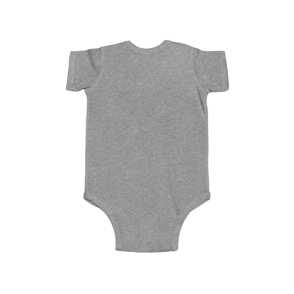 Baby Bodysuit — Retro Hockey Player Graphic Infant Onesie