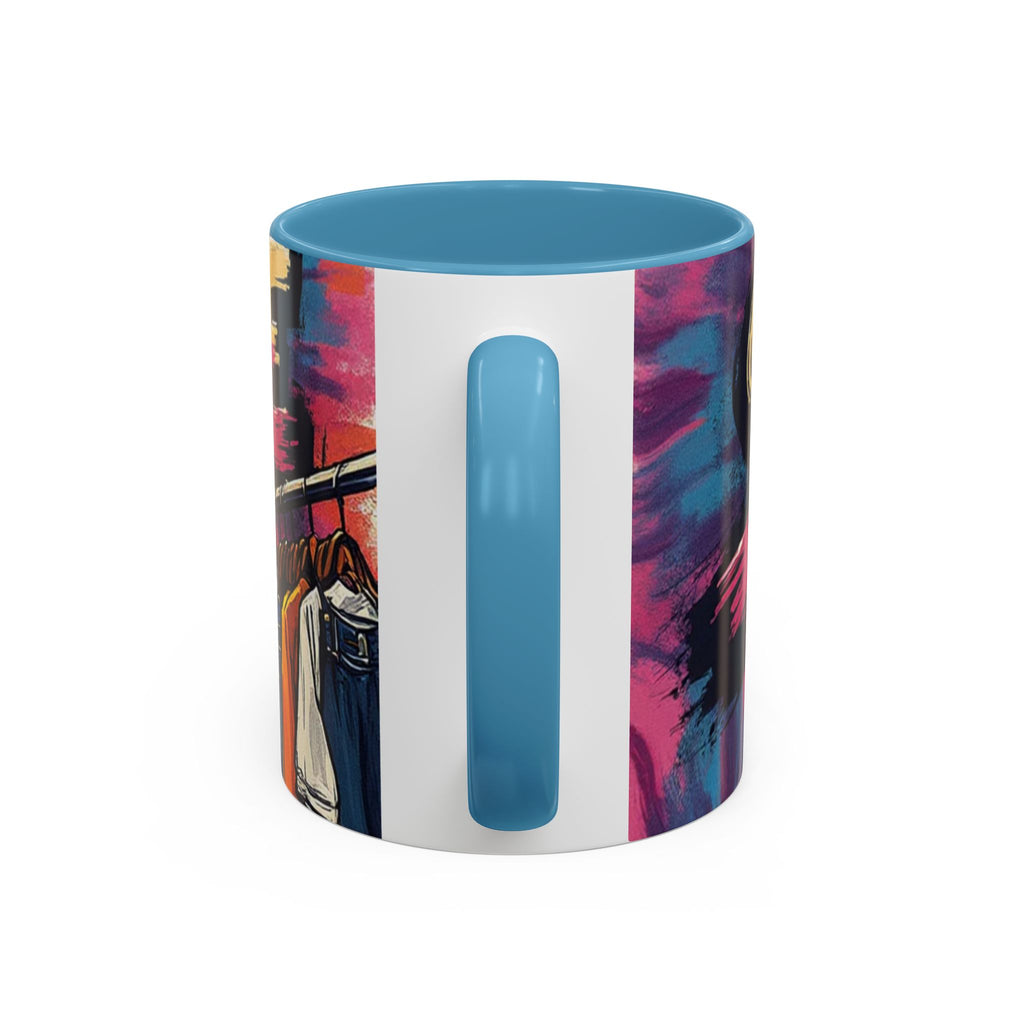 Coffee Mug — 'More' Retro Graffiti Closet Design Accent Mug (11/15oz)