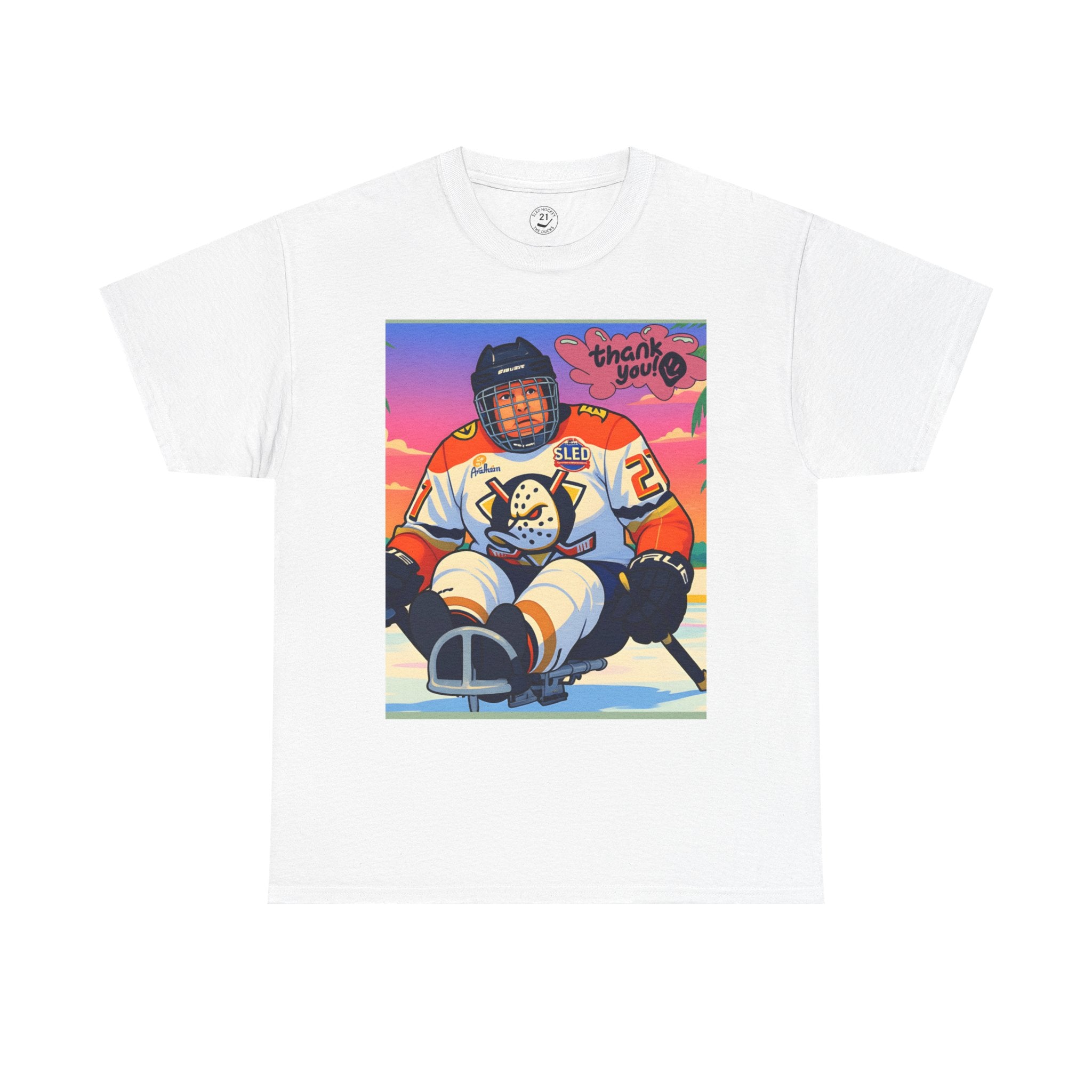 Sled Hockey Player 'Thank You' T-Shirt