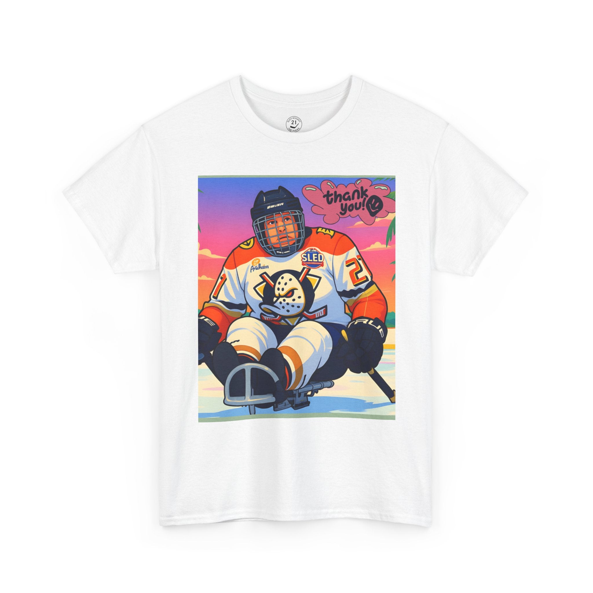 Sled Hockey Player 'Thank You' T-Shirt