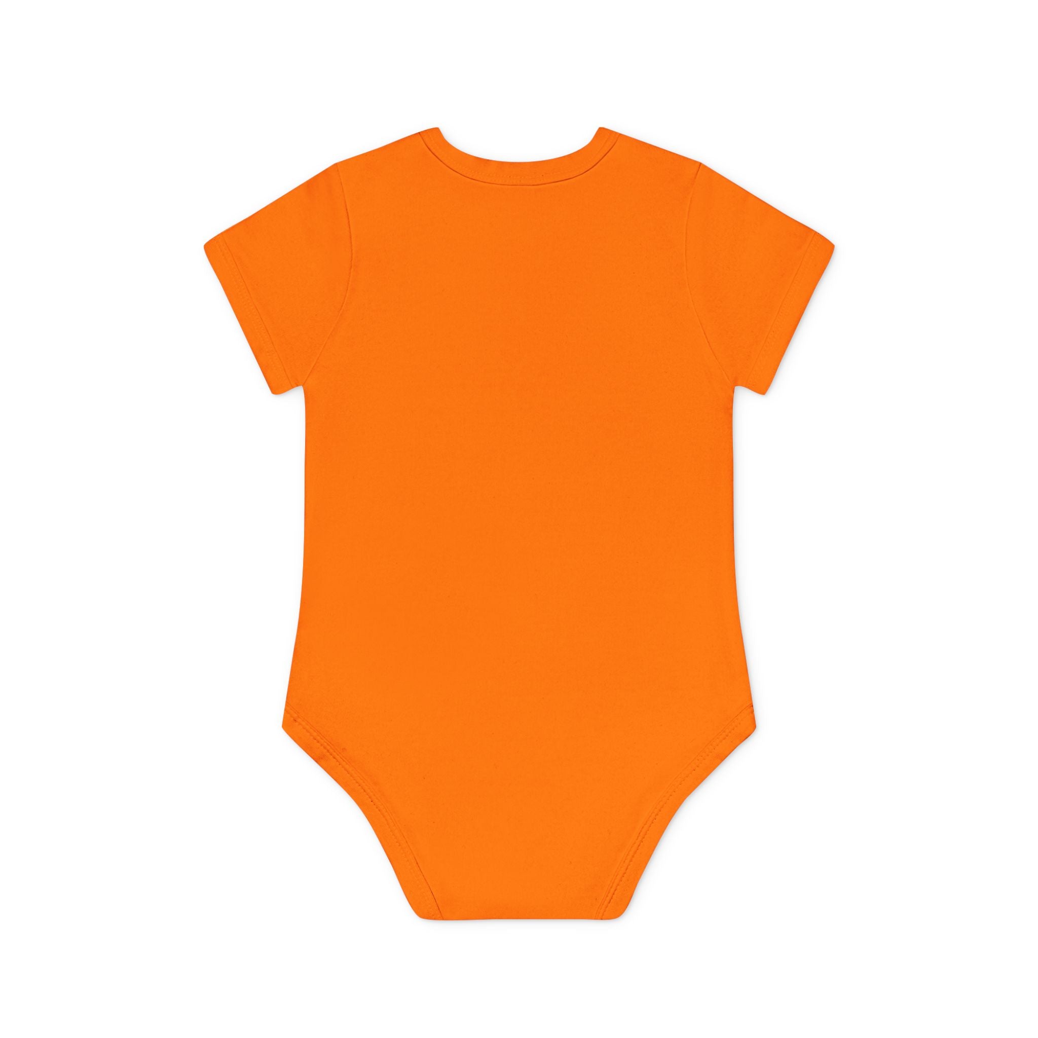 Hockey Baby Bodysuit — Cute Retro Goalie Graphic Organic Short Sleeve