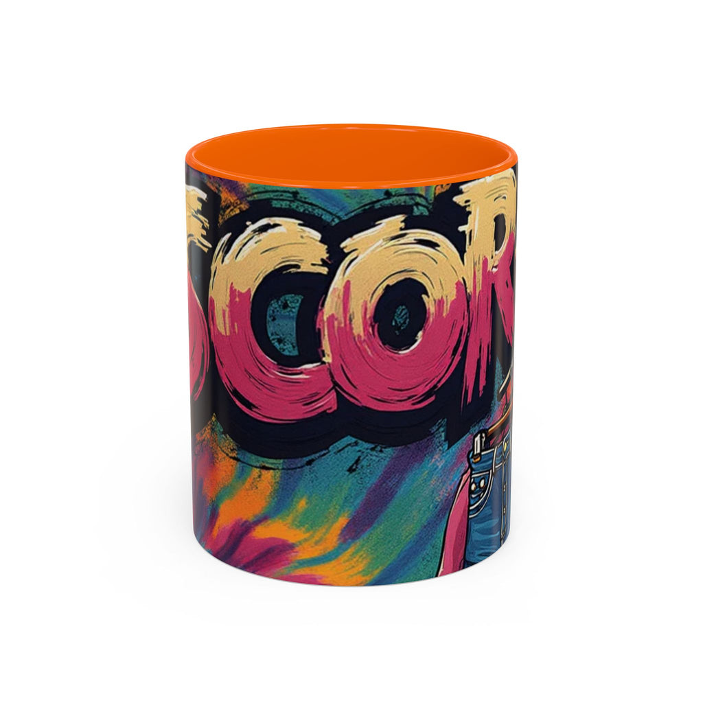 Coffee Mug — 'More' Retro Graffiti Closet Design Accent Mug (11/15oz)