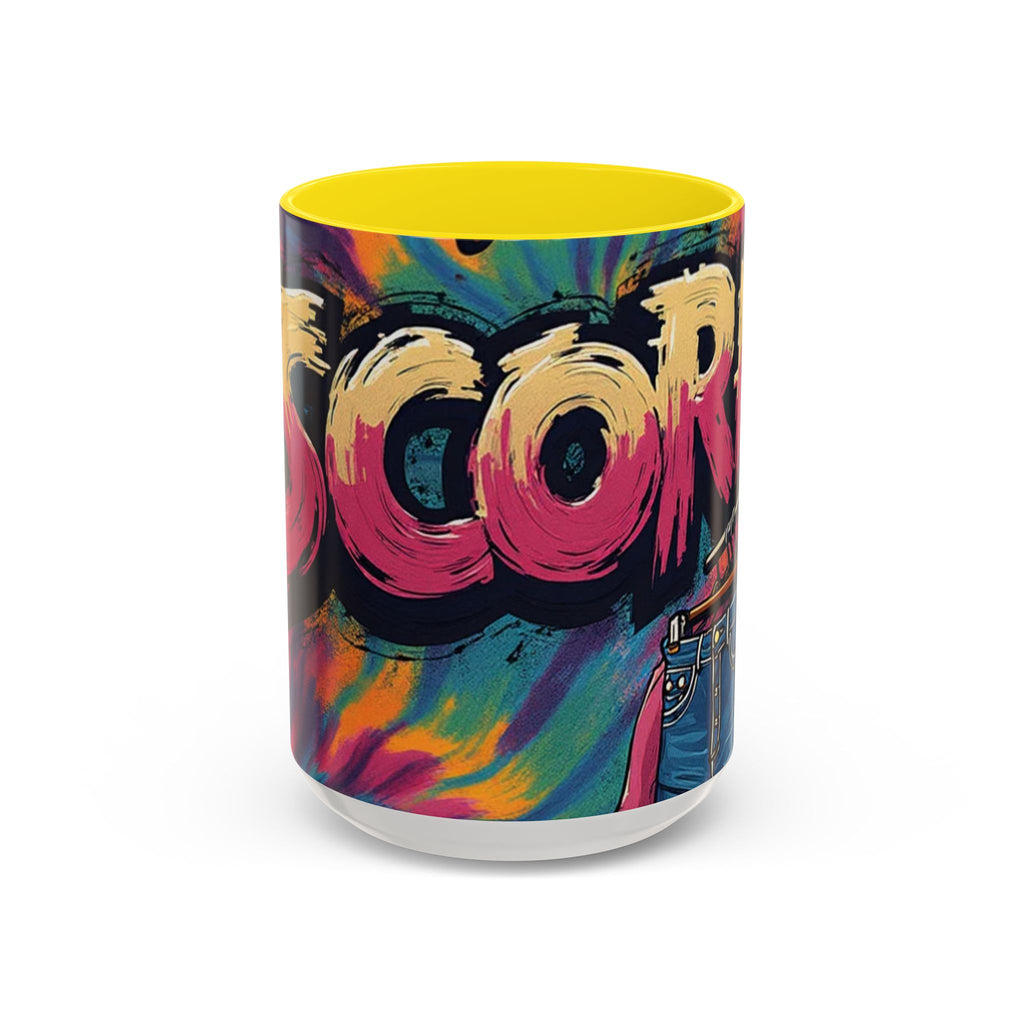 Coffee Mug — 'More' Retro Graffiti Closet Design Accent Mug (11/15oz)