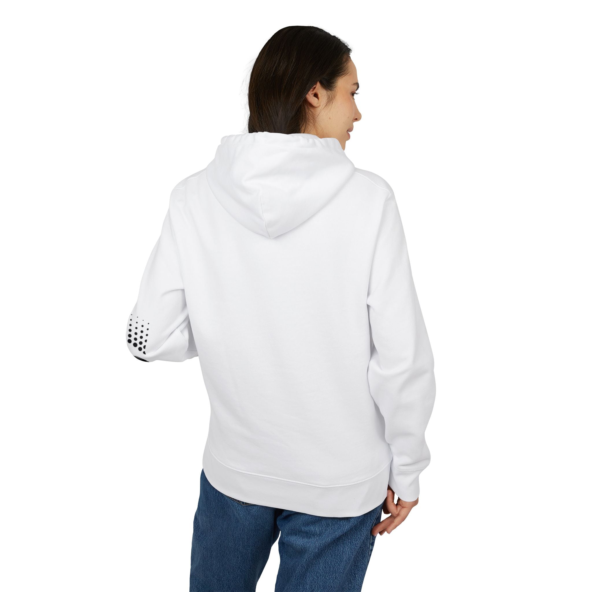 Hockey Player Graphic Hoodie — Retro Sunset Skate Design
