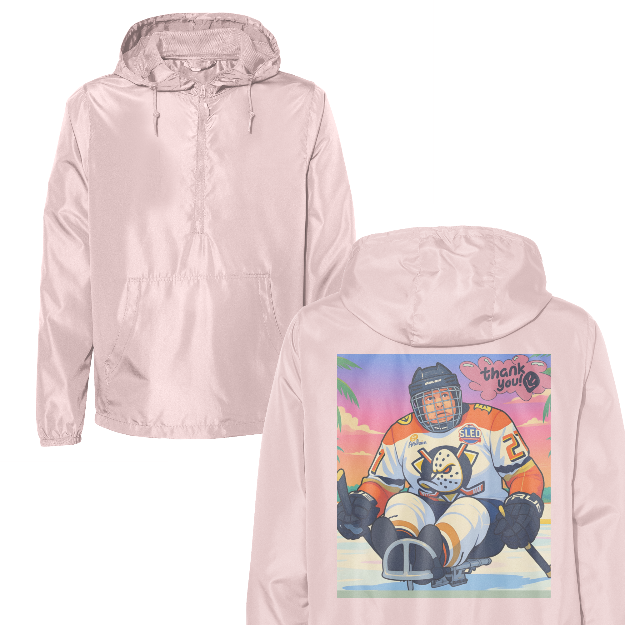 Women's Jacket pullover windbreaker